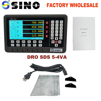 4-assig LCD DRO-uitleessysteem Meten SINO SDS 5-4VA voor frees-draaibank-werktuigmachines