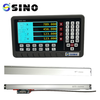 DRO-systeem SINO SDS5-4VA 4 Assen Digitaal Afleeskist TTL Voor het frezen van draaibankglas Lineaire schaal IP64