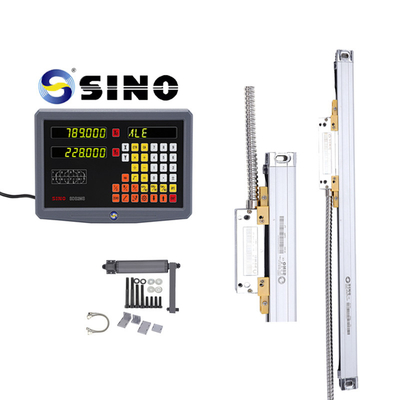 SINO Digitale lineaire schaal roosterregelaar SDS2MS Twee-assige lineaire glazen schaal op een digitaal leesdisplay