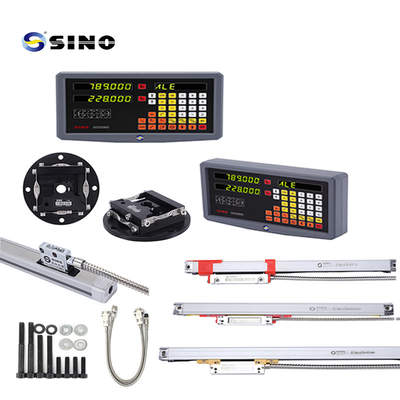 SINO Digital Readout System SDS2MS multifunctioneel apparaat ontworpen voor frees- en draaibankmachines, AC-invoer 100-240V en voorzien van een lineaire encoder
