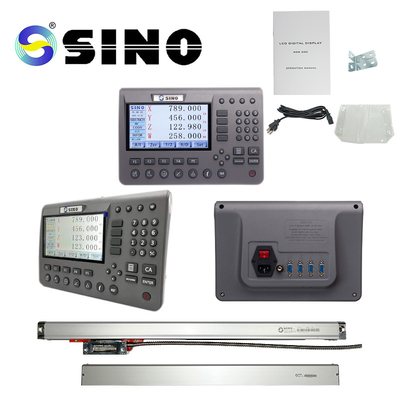 2 Assen DRO SDS 200 Kit Metal LCD Full Touch Screen 0,005mm Resolutie Praktisch voor freesmachine
