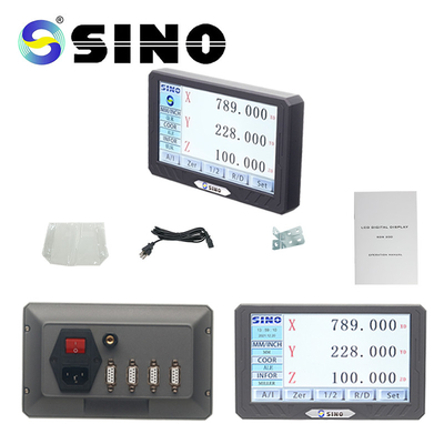 SINO SDS200S Digitale Uitlees Sets DRO 3-Assen LCD Volledig Touchscreen voor lineaire encoder schaal draaibank freesmachine