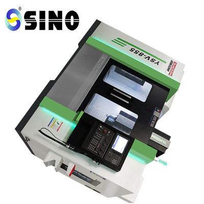 SINO CNC draaibank met een breedte van 550 mm heeft hoge precisie en werkt verticaal