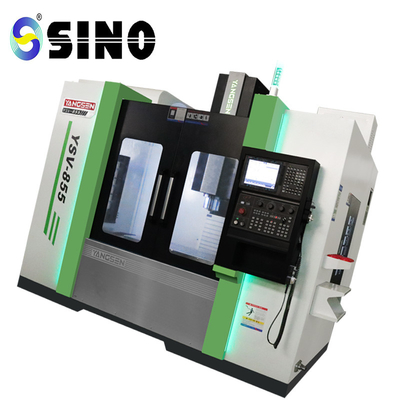 SINO CNC draaibank met een breedte van 550 mm heeft hoge precisie en werkt verticaal