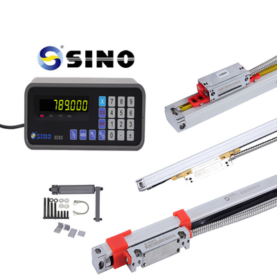 TTL Single Axis SINO Digital Readout System DRO SDS3-1 met transparante hoes lineaire encoder voor draaibankfreesmachine