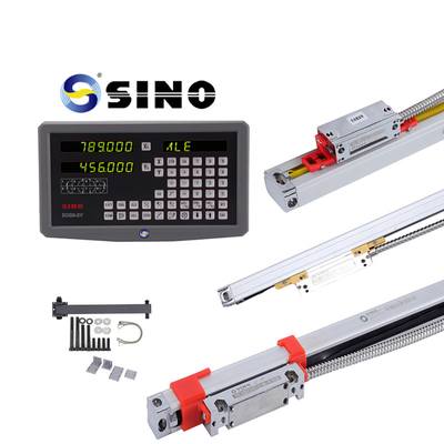 SINO SDS6-2V DRO 2 Axis Digitale aflezing met metalen LED-kits Twee lineaire encoderregelaars voor freesmachine