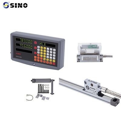 SINO Digitale uitlezing SDS 2-3MS 2 assen Metaal LCD Volledig voor freesmachine DRO 0,005 mm Resolutie Praktisch met lineaire encoder