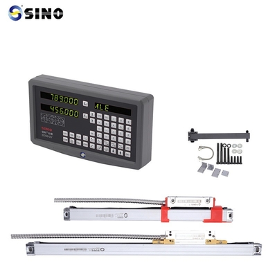 SINO SDS6-2V DRO 2 Axis Digitale aflezing met metalen LED-kits Twee lineaire encoderregelaars voor freesmachine