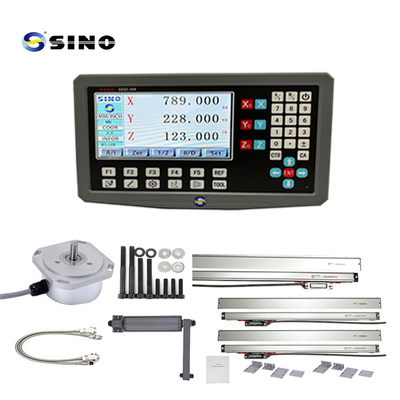 SINO SDS2-3VA 0,5um Resolutie DRO 3 As Digitale afleesmeter RS422 Signal Voor draaibank