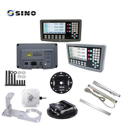 SINO SDS2-3VA 0,5um Resolutie DRO 3 As Digitale afleesmeter RS422 Signal Voor draaibank