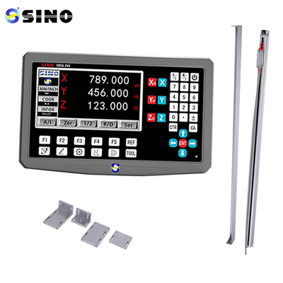 Volledige set van SINO 3 Axis Dro Digitale leesbare metalen behuizing voor draaibank freesmachine KA-300 lineaire glazen schaal
