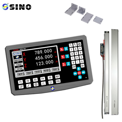 Fress / draaibank SINO SDS6-3VA 3-assig digitaal afleesysteem DRO-meetmachine RS232C