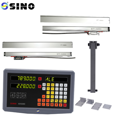SINO TTL RoHS 2 Axis Digitale aflees SDS2MS Voor draaibank, multifunctionele DRO-metingssystemen met lineaire encoder