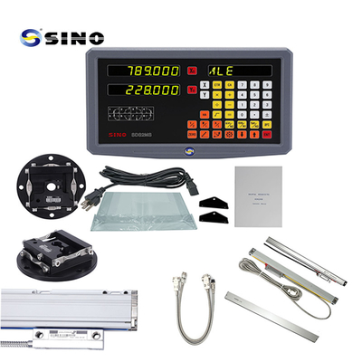 SINO 2-assig draaibank digitaal afleesysteem SDS2MS AC 100-240V Multifunctioneel met lineaire schaal voor draaibank- en freesmachines