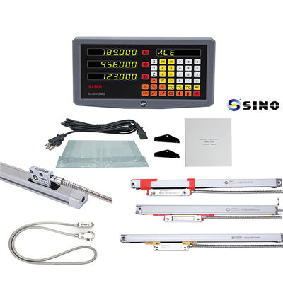 TTL Signal Digital Reading SINO SDS2-3MS 3-Axis Dro met glazen lineaire encoder Scale Set voor freesmachine