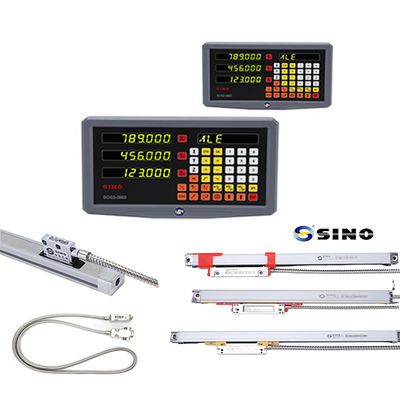 TTL Signal Digital Reading SINO SDS2-3MS 3-Axis Dro met glazen lineaire encoder Scale Set voor freesmachine