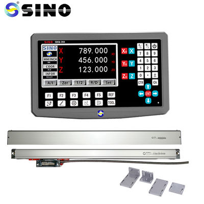 Goede prijs RoHS 3 Axis DRO Kit Freesmachine Lathe Grider Digitaal Afleesdisplay 5um Optische Rechter Lineaire Schaal Encoder online