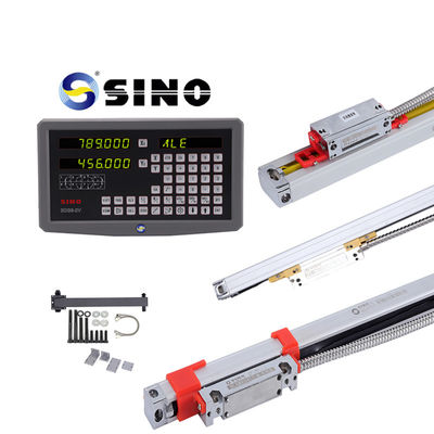 Goede prijs SINO SDS6-2V DRO 2 Axis Digitale aflezing met metalen LED-kits Twee lineaire encoderregelaars voor freesmachine online