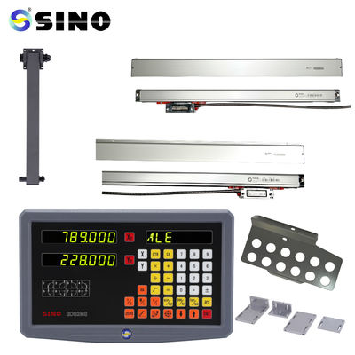 Metaalbewerking SDS2MS DRO Gemeenschappelijke Twee-Assige Digitale Uitleesweergave Voor Precisie