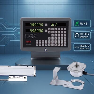 Goede prijs SINO Digitale uitlezing DRO-systeem, RoHS-conform, 50-60Hz LED-display, RS232-C Communicatie-interface online